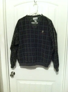 Gear for Sports V-neck Mens Large Hilton Head Long Sleeve Pullover pockets faded - Picture 1 of 7