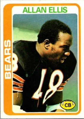 Allan Ellis - 1978 Topps Football #132 - Chicago Bears - Image 1 of 2