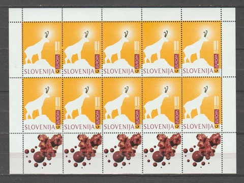 S39833 Slovenija 1997 MNH Europa Cept Ms Cover