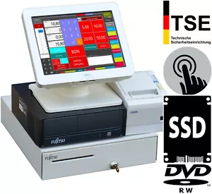TOUCHSCREEN TSE KASSE KASSENSYSTEM FÜR EINZELHANDEL LADEN GASTRONOMIE KA36-SSD - Bild 1 von 1