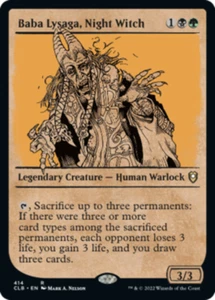 [4x] Baba Lysaga, Night Witch - Showcase Near Mint, English Commander Legends: B - Picture 1 of 1