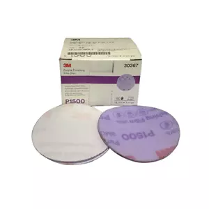 3M 30367 260L Hookit lila Finishing Film Disc 3 Zoll P1500 Körnung 50Pad/Box - Bild 1 von 6