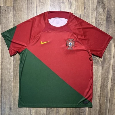 NWT Nike Portugal 2022 World Cup Home Stadium Soccer Jersey Mens XXL $95 - Image 1 of 4