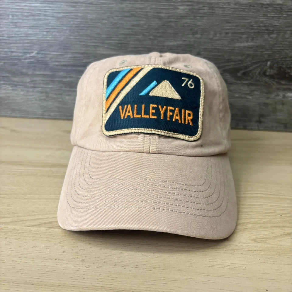 Valleyfair Sombrero Gorra Correa Trasera Parche Rosa Papá Sombrero Para Hombres 76 Parque de Atracciones Foto 1 de 4