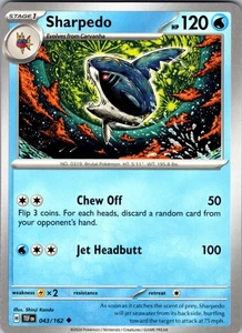 Sharpedo 043/162 Uncommon Regular SV05: Temporal Forces NM - Picture 1 of 2