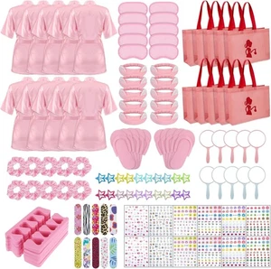 10er Set Spa Party Zubehör für Mädchen, 122 Teile Schlummer Party Gastgeschenke für Mädchen Sa... - Bild 1 von 5