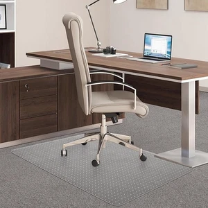 Marvelux Office Chair Mat Clear Floor Protector for Carpets PVC Deskmat 90x120cm - Picture 1 of 6