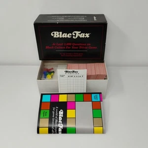 BlacFax Blac Fax Trivia Juego Afroamericano Cultura Negra Historia De Colección 1985 - Imagen 1 de 13