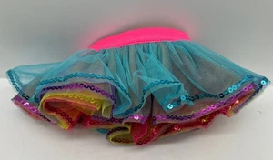 Build A Bear Clothing - Colorful Lace Teel Purple Yellow Pink Skirt  - Picture 1 of 4