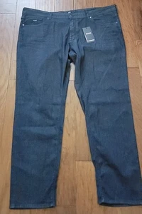Neu mit Etikett Hugo Boss Maine blaue leichte Denim Herrenjeans Größe 48 x 32 hergestellt in Italien - Bild 1 von 7