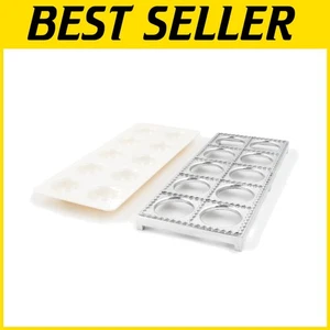 Large Aluminum Jumbo Ravioli Maker - Effortlessly Creates 10 Perfect Raviolis - Picture 1 of 7