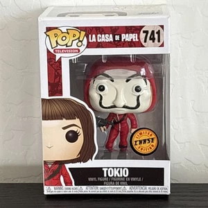 Funko POP TV 741 La Casa De Papel Tokio In Dali Mask Chase Vinyl Figure Box Wear - Picture 1 of 10