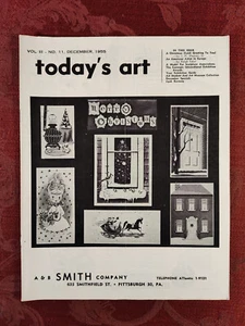 TODAYs ART Magazine December 1955 MERRY CHRISTMAS - Picture 1 of 1