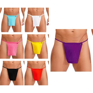 Herren Po zur Schau stellender Tanga T-Back Fundoshi Slip Japan Kabuki Lendenschurz Sumo - Bild 1 von 40