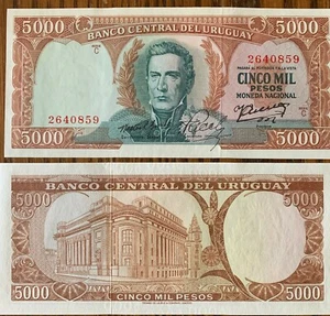 Uruguay 1967 5000 Pesos P-50 UNC - Bild 1 von 1