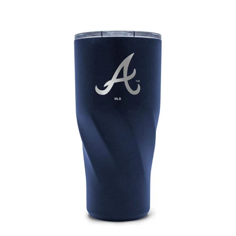Atlanta Braves 20oz Morgan Stainless Steel Tumbler [NEW] MLB Cup Travel Mug Cover
