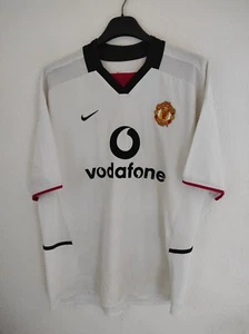MANCHESTER UNITED 2002-2003 away camiseta shirt trikot maillot maglia M - Picture 1 of 5