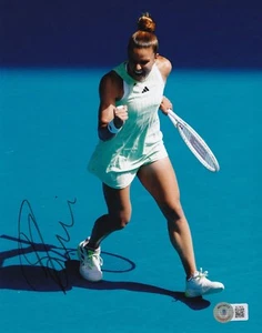 MARIA SAKKARI SIGNED AUTO'D 8x10 PHOTO BAS COA WTA TOUR TENNIS GREECE B - Picture 1 of 1