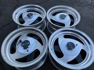 15 WHEELS RIMS VINTAGE AMERICAN RACING AR233 C10 C-10 VAN TRUCK TRI BLADE SPOKE - Picture 1 of 8