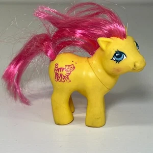 MLP Vintage 80s G1 Hasbro 82 - My Little Pony - Gelb & Rosa Baby Katie - Picture 1 of 4