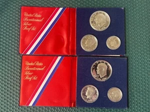 2’ U.S. MINT PROOF BICENTENIAL SILVER SET 1776-1976 San Francisco Mint in OGP - Picture 1 of 5