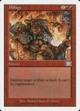 Pillage 6th Edition NM Red Uncommon MAGIC THE GATHERING MTG CARD ABUGames