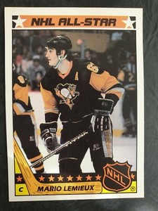 1987-88 Topps Sticker Inserts #11 Mario Lemieux 
