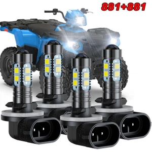 4 piezas bombillas LED para Polaris Sportsman 500 4x4 HO 2006 2007 2008-2013 - Imagen 1 de 11
