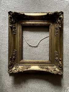 ::BILDERRAHMEN STUCK RAHMEN °FALZ 21,5 x26,5 cm, außen 39 x 44 cm antik - Bild 1 von 5