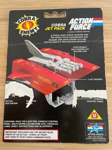 Gi joe Cobra Jet Pack 1987 Cartón Caja Cobra Hasbro - Imagen 1 de 2