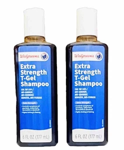 2 EXTRA STRENGTH T-Gel Shampoo Compare to Neutrogena T/Gel 1% Coal Tar Exp 12/26 - Picture 1 of 5