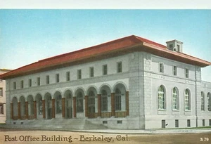 Berkeley Post Office Building Street View Unused Divided Back Postcard CA P784 - Picture 1 of 2