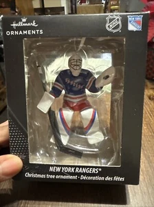 New York Rangers Goalie Hallmark Christmas tree Ornament New NHL - Picture 1 of 3
