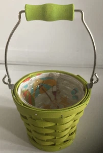 Longaberger 2016 Homestead Small Pail Bucket Set-Celadon-NEW!!! - Picture 1 of 7