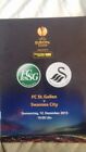 Official Programm  Europa league St. Gallen  vs Swansea City 12.12.2013