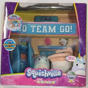 SQUISHVILLE by Original SQUISHMALLOWS~EUNICE the Unicorn~DELUXE Academy Playset - Picture 1 of 8