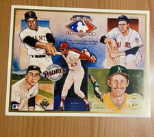 1991 UPPER DECK HEROES OF BASEBALL COLLECTOR SERIES SHEET BOB GIBSON DOERR BONDS