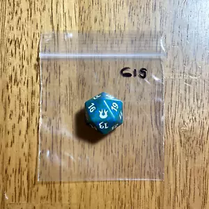 🎲 MTG d20 Spindown 20-sided Life Counter die dice Born of the Gods BNG Green - Picture 1 of 1