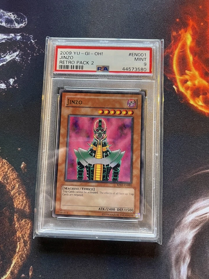 RP02-EN001 JINZO ULTRA RARE RETRO PACK 2 HOLO CARD - MINT - PSA 9 - Image 1 of 1