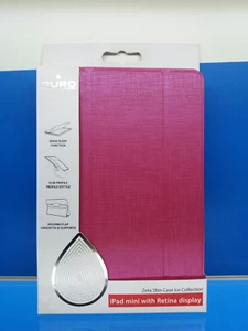 CUSTODIA PER IPAD MINI ROSA E RETRO TRASPARENTE PURO NUOVA  - Foto 1 di 1