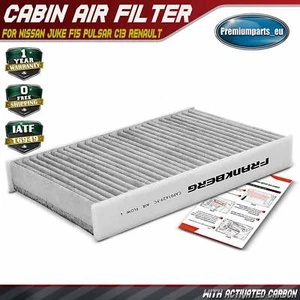 Pollen / Cabin Filter Activated Carbon for Nissan Juke F15 Pulsar C13 Renault - Picture 1 of 11