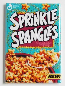Sprinkle Spangles FRIDGE MAGNET cereal box - Picture 1 of 3