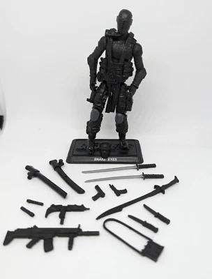 G.I. 2016 Figura completa Joe Snake Eyes v54 50 aniversario Arashikage Clash Foto 1 de 4
