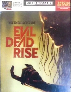 Evil Dead Rise (4K Ultra HD Blu-ray + Digital-Special Edition Steelbook) Sealed - Picture 1 of 1