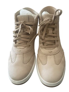 Cole Haan hellbraun Leder perforiert GrandPro High-Top Sneaker Größe 7,5B - Bild 1 von 9