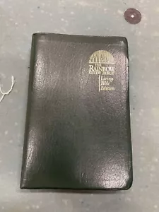 The RAINBOW STUDY BIBLE - Living Bible Edition 1989 Green Faux Leather - Picture 1 of 6