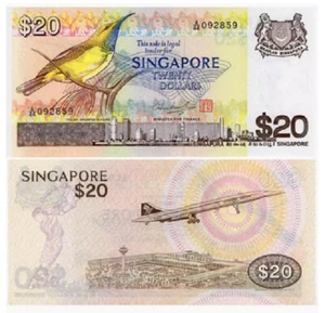 Singapur 20 Dollar 1979 P-12 UNC NEU Banknote - Bild 1 von 2