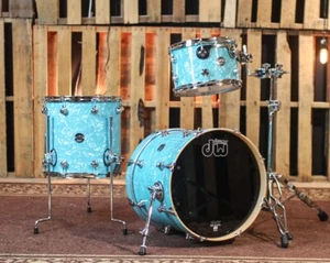 DW Performance Seafoam Marine Bop Drum Set - 14x18, 8x12, 14x14 - Picture 1 of 6