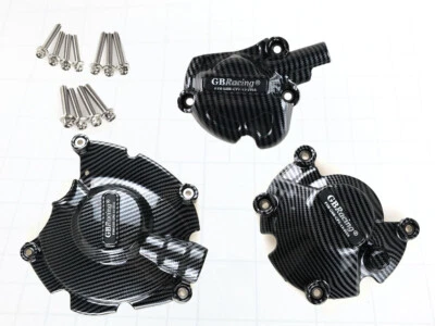 Funda de manivela de fibra de carbono para Yamaha YZF R1/R1S/R1M 2015-2021 Foto 1 de 4