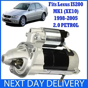 LEXUS IS200 2.0 PETROL 1999-05 GXE10 NEW STARTER MOTOR 1G-FE MANUAL & AUTOMATIC - Picture 1 of 7